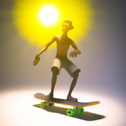 Solar Skateboarder