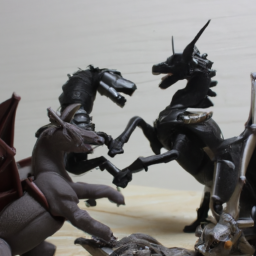 Knights and Dragons Battle